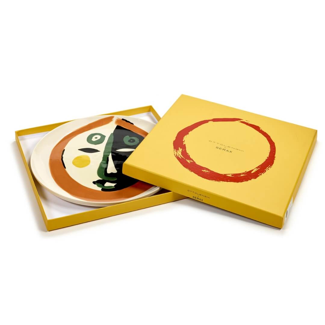 Ottolenghi Feast Face Motif No 1  Serving Plate 35cm