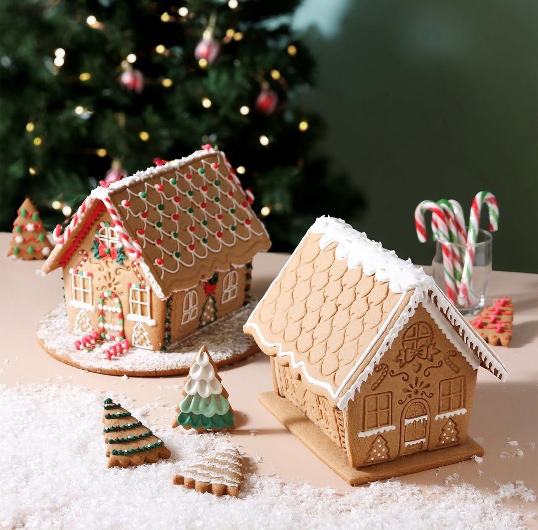 PME Gingerbread House Cookie Cutters & Stamps 3pc