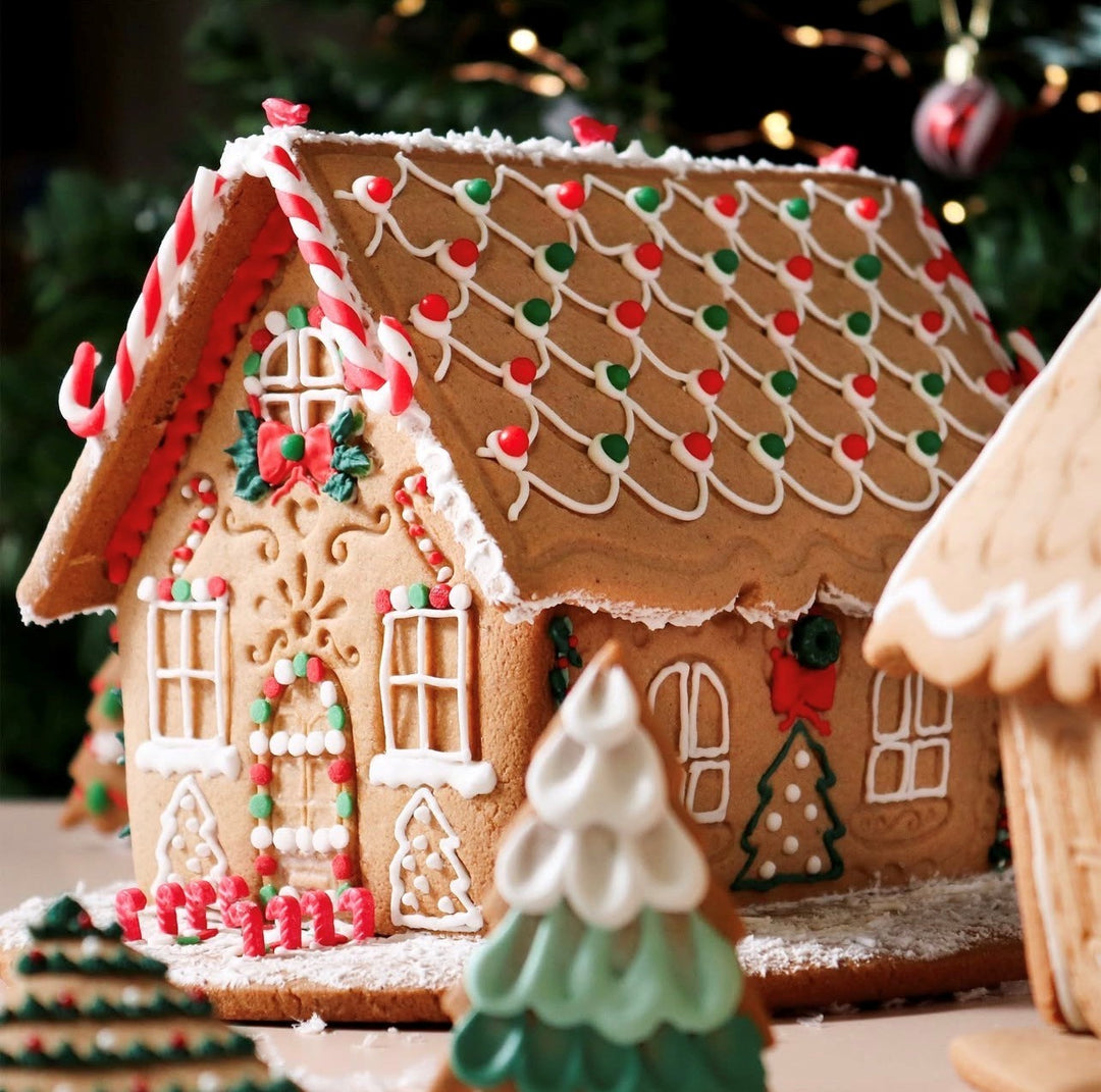 PME Gingerbread House Cookie Cutters & Stamps 3pc