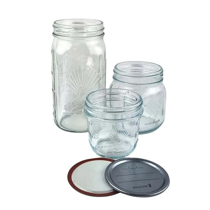 Good Life Dome Seals Metal for Jar 12pce