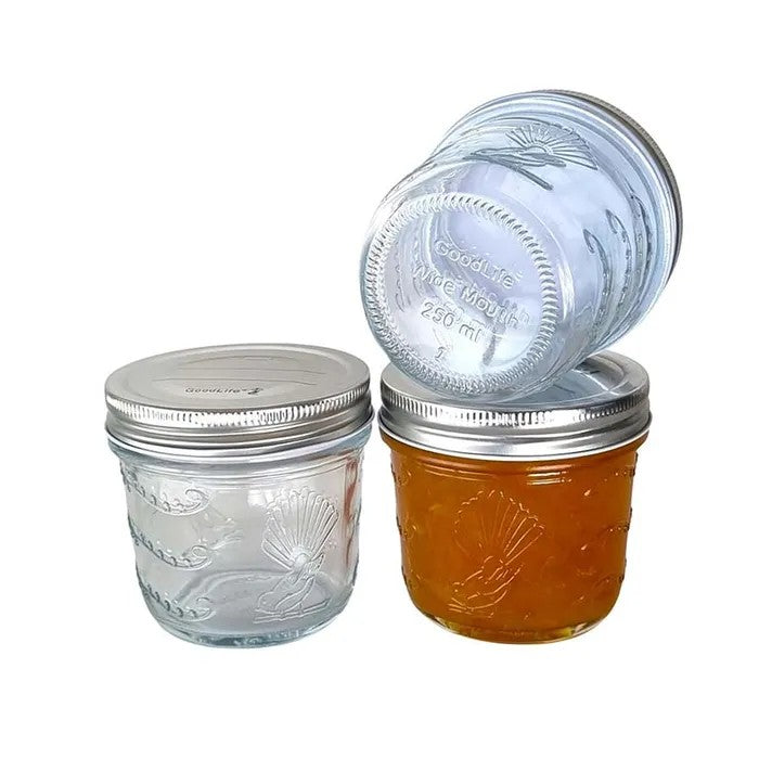 Good Life Preserving Jar 250ml with Metal Lid