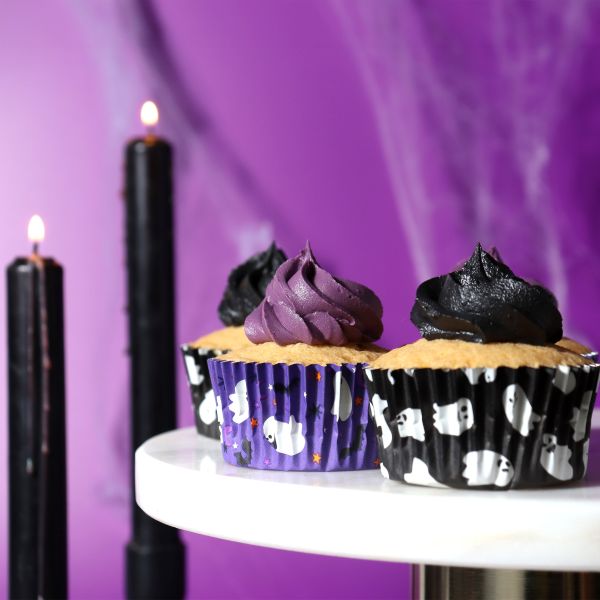 PME Foil Cupcake Cases - Spooky Ghosts 60pk