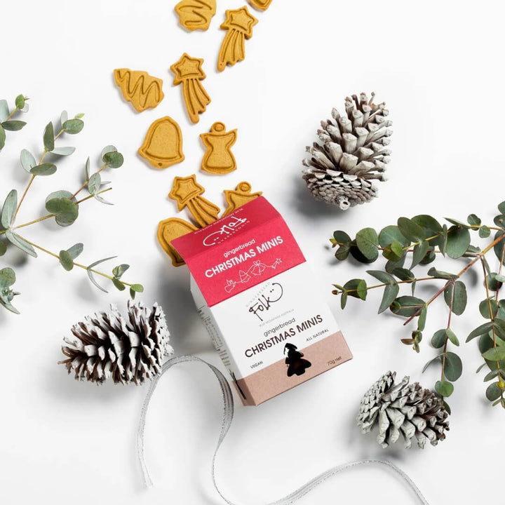 Gingerbread Folk Mini Christmas Gingerbreads 70g