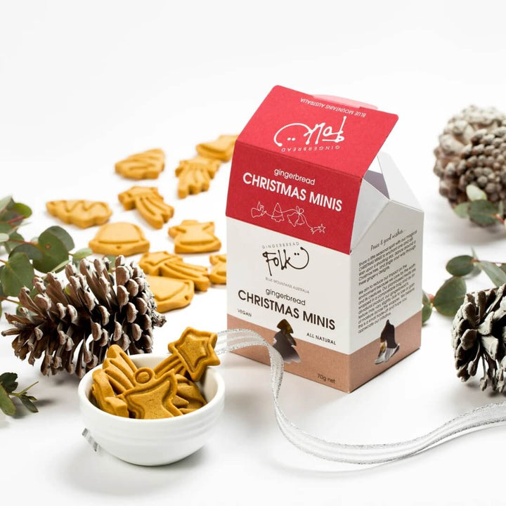 Gingerbread Folk Mini Christmas Gingerbreads 70g