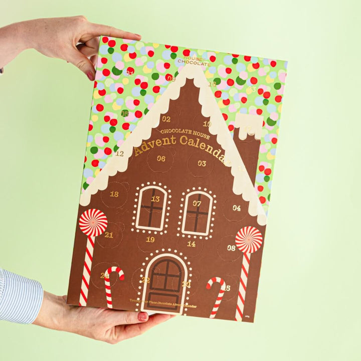 House of Chocolate Spotty Christmas Advent Calender 24pce
