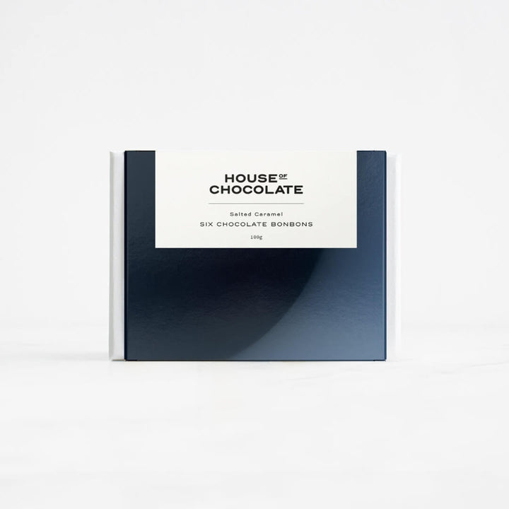 House of Chocolate Salted Caramel Bonbon Box 6pce