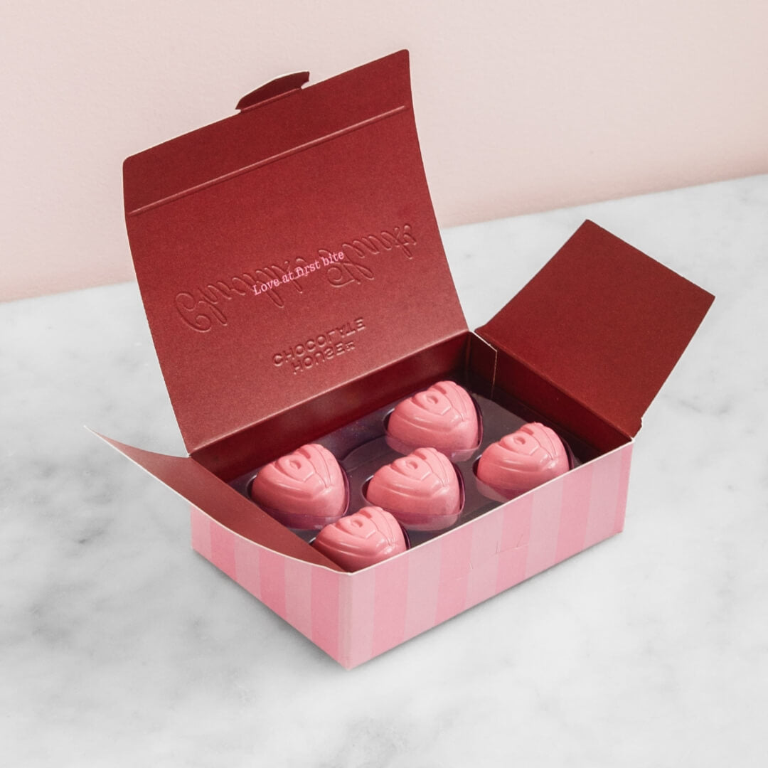 House of Chocolate Love Jelly Tip Bonbons 5pce Box