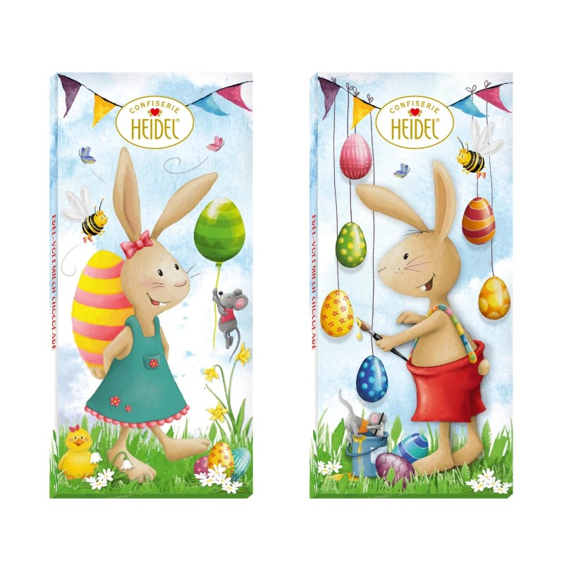 Heidel Easter Milk Chocolate Bar 100g