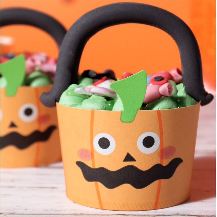 PME Jack-o-Lantern Cups & Cases 12pk