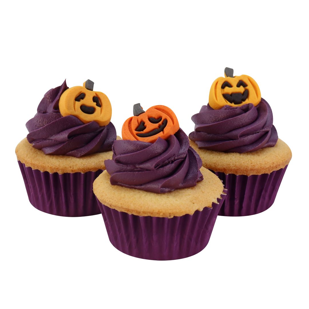 PME Edible Sugar Decorations - Pumpkins 12pc