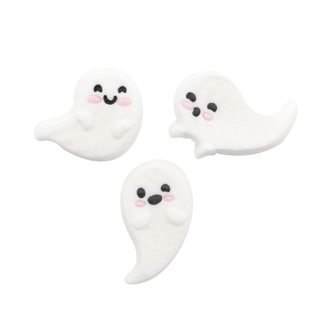 PME Edible Sugar Decorations - Friendly Ghosts 12pc