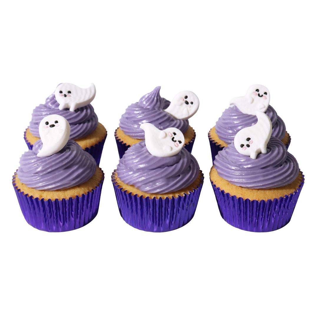PME Edible Sugar Decorations - Friendly Ghosts 12pc