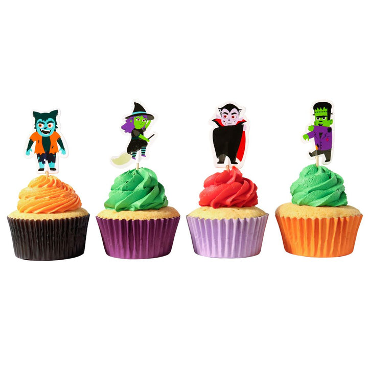 PME Spooky Characters Cupcake Toppers 24pk