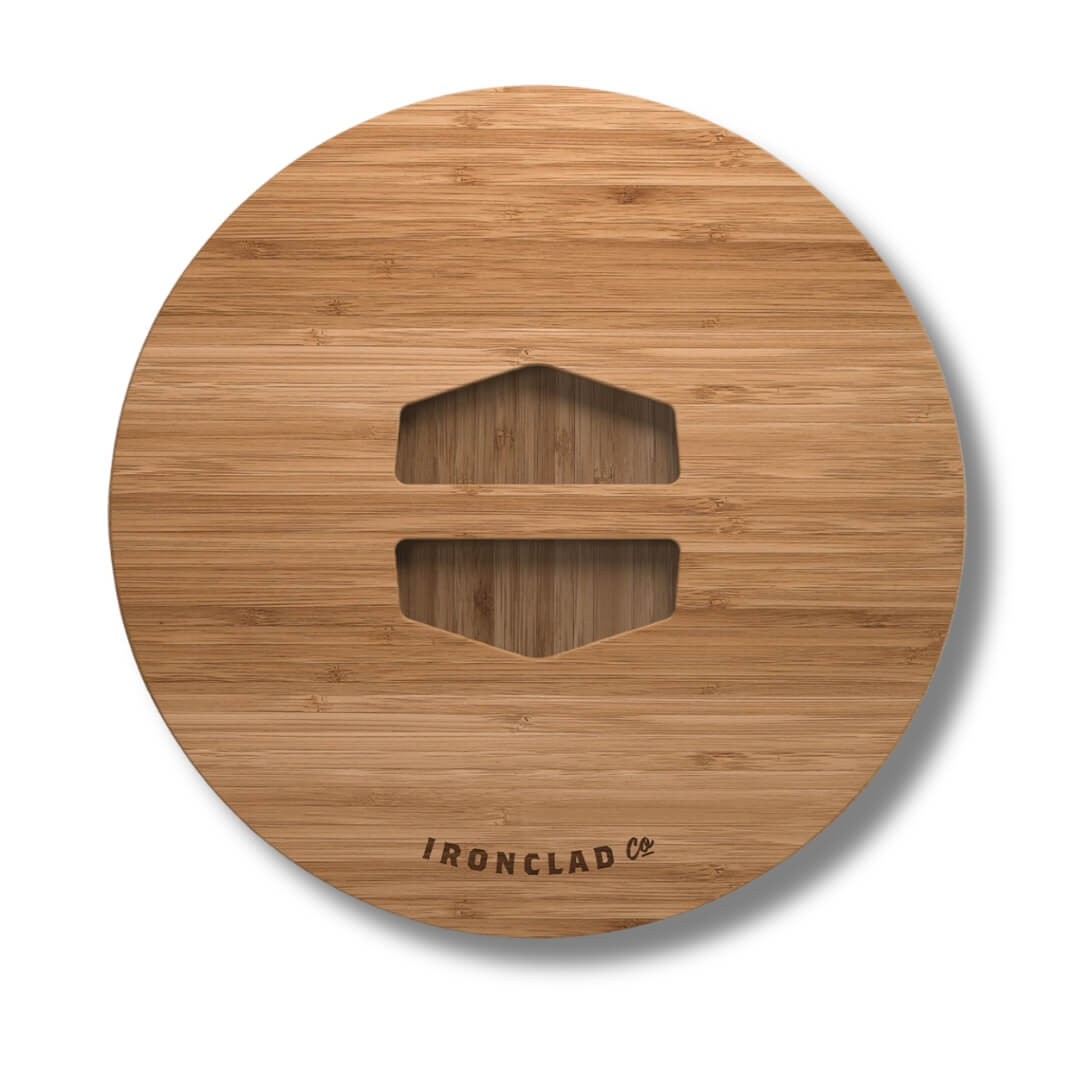 Ironclad Carbonised Bamboo Serving Lid