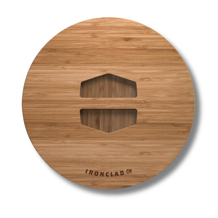 Ironclad Carbonised Bamboo Serving Lid