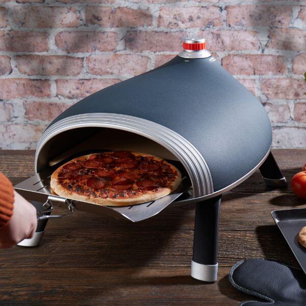 Diavolo Pizza Oven Navy Grey