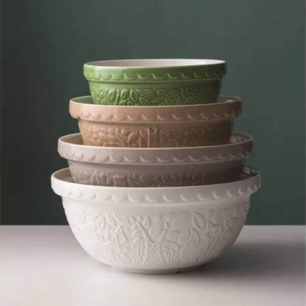 Mason Cash In the Forest 21cm Mixing Bowl Green Hedgehog