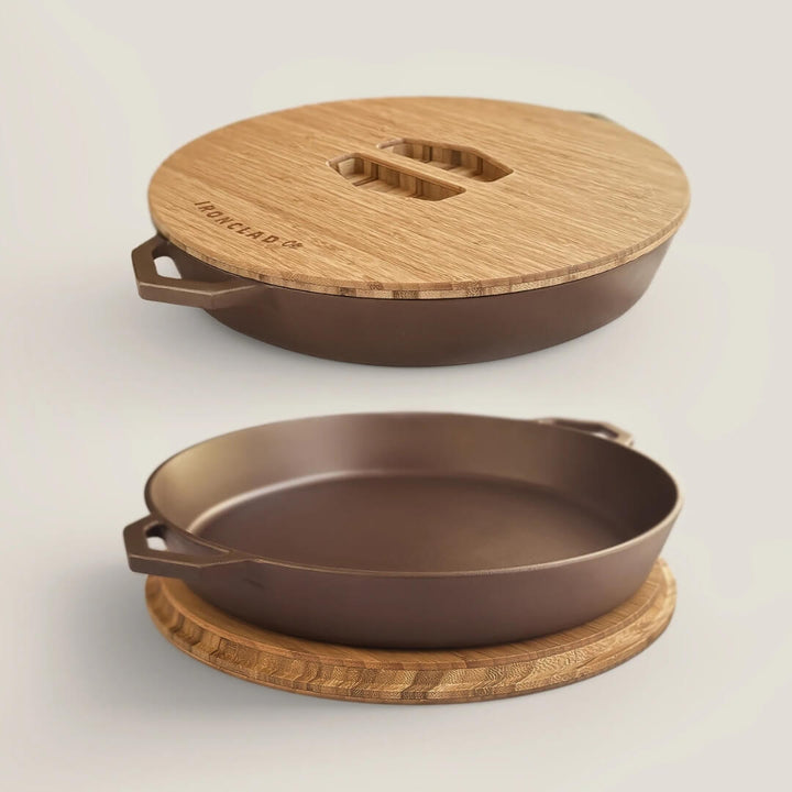 Ironclad Carbonised Bamboo Serving Lid