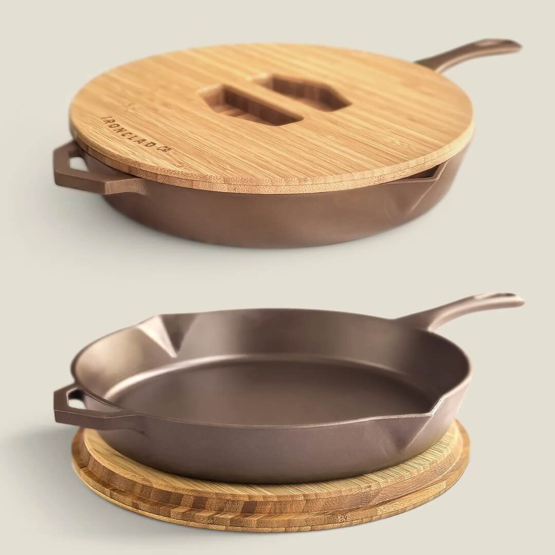 Ironclad Carbonised Bamboo Serving Lid