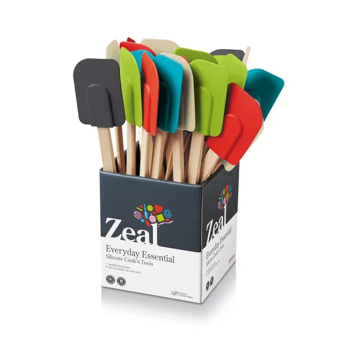 Zeal Sillicone Spatula with Wooden Handle