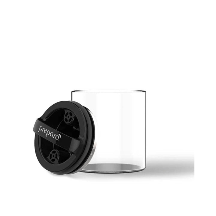 Prepara Evak Compact Twin-valve 468ml Glass Canister