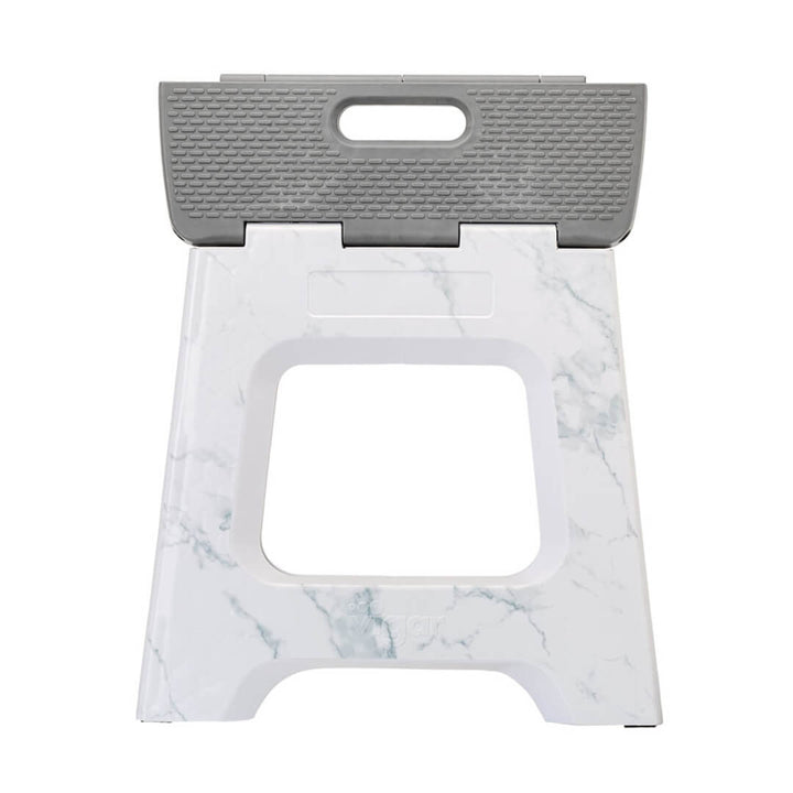 Vigar 32cm Marble with Grey Foldable Stool
