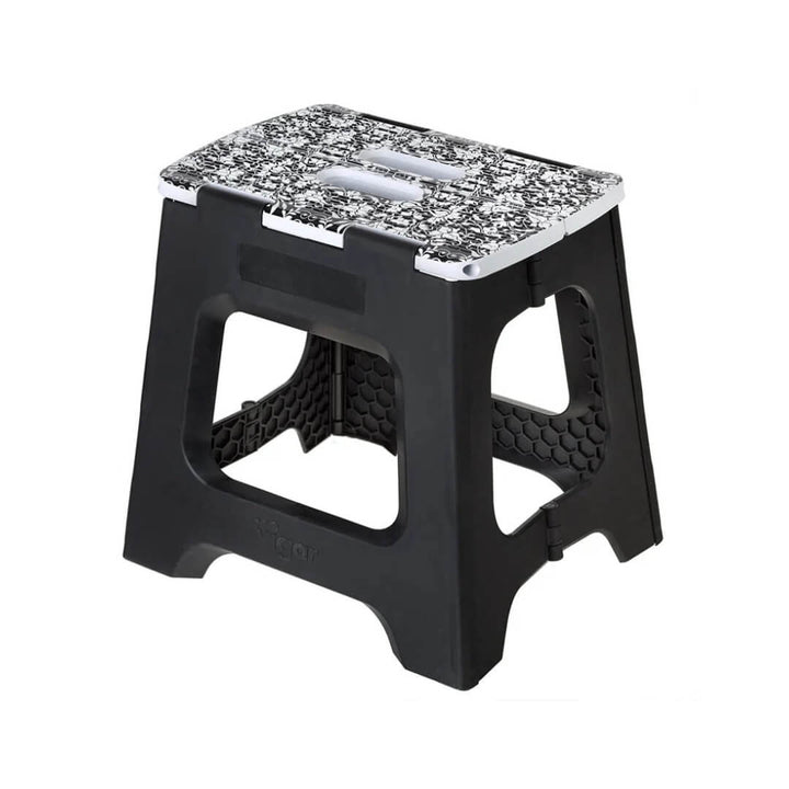 Vigar 32cm Black with Rococco Foldable Stool