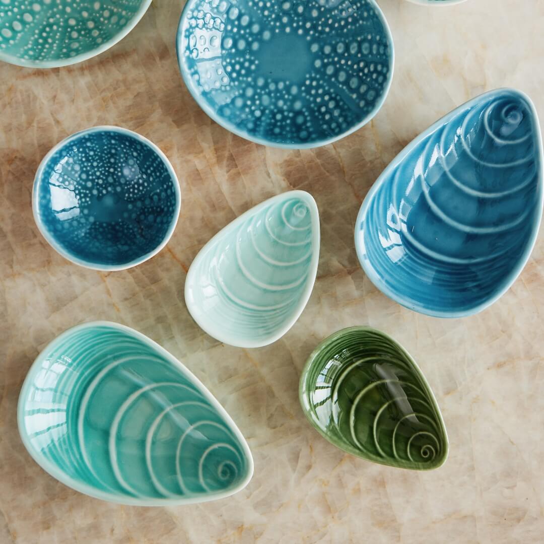 Jo Luping Design Porcelain Mussel Bowl 8cm