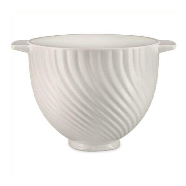 KitchenAid White Meringue Ceramic Mixing Bowl 4.7L