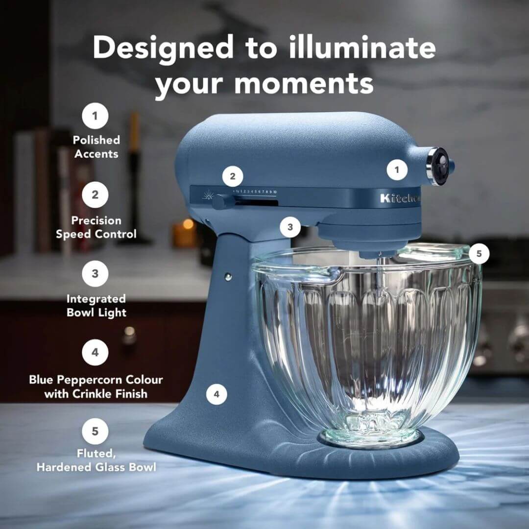KitchenAid Artisan Plus Design Series Luminaire Stand Mixer 4.7L
