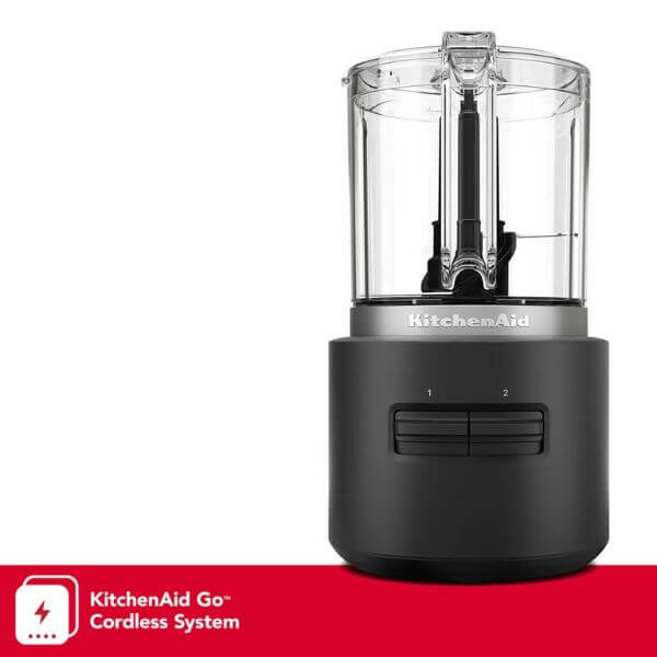 KitchenAid Go Cordless 5 Cup Food Chopper Black