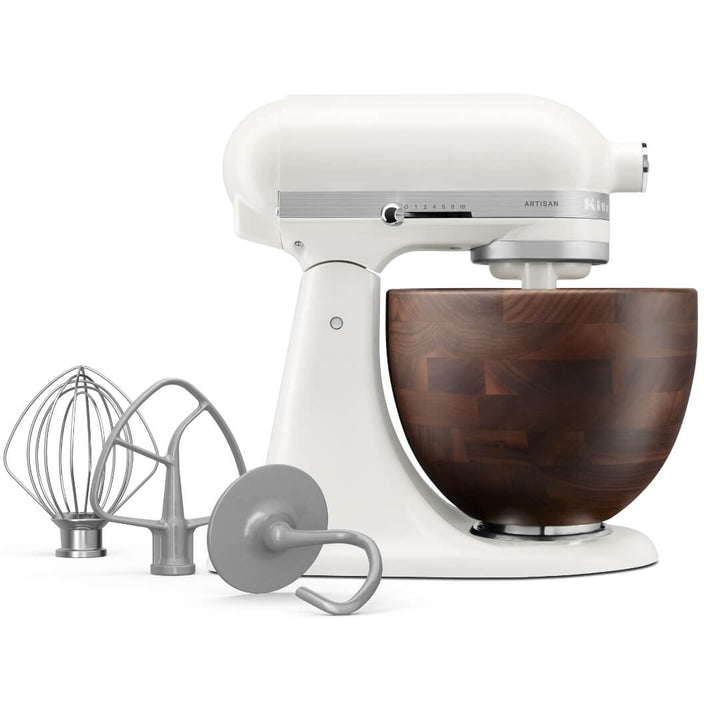KitchenAid KSM156 Stand Mixer Porcelain with Walnut Bowl