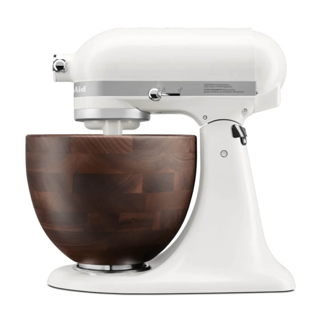 KitchenAid KSM156 Stand Mixer Porcelain with Walnut Bowl