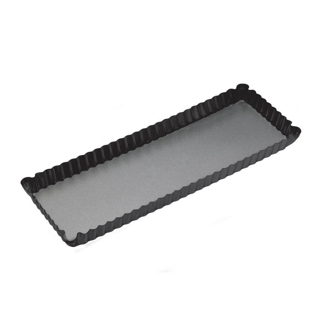 MasterCraft Non-Stick Fluted Rectangular Flan 36x13x2.5cm