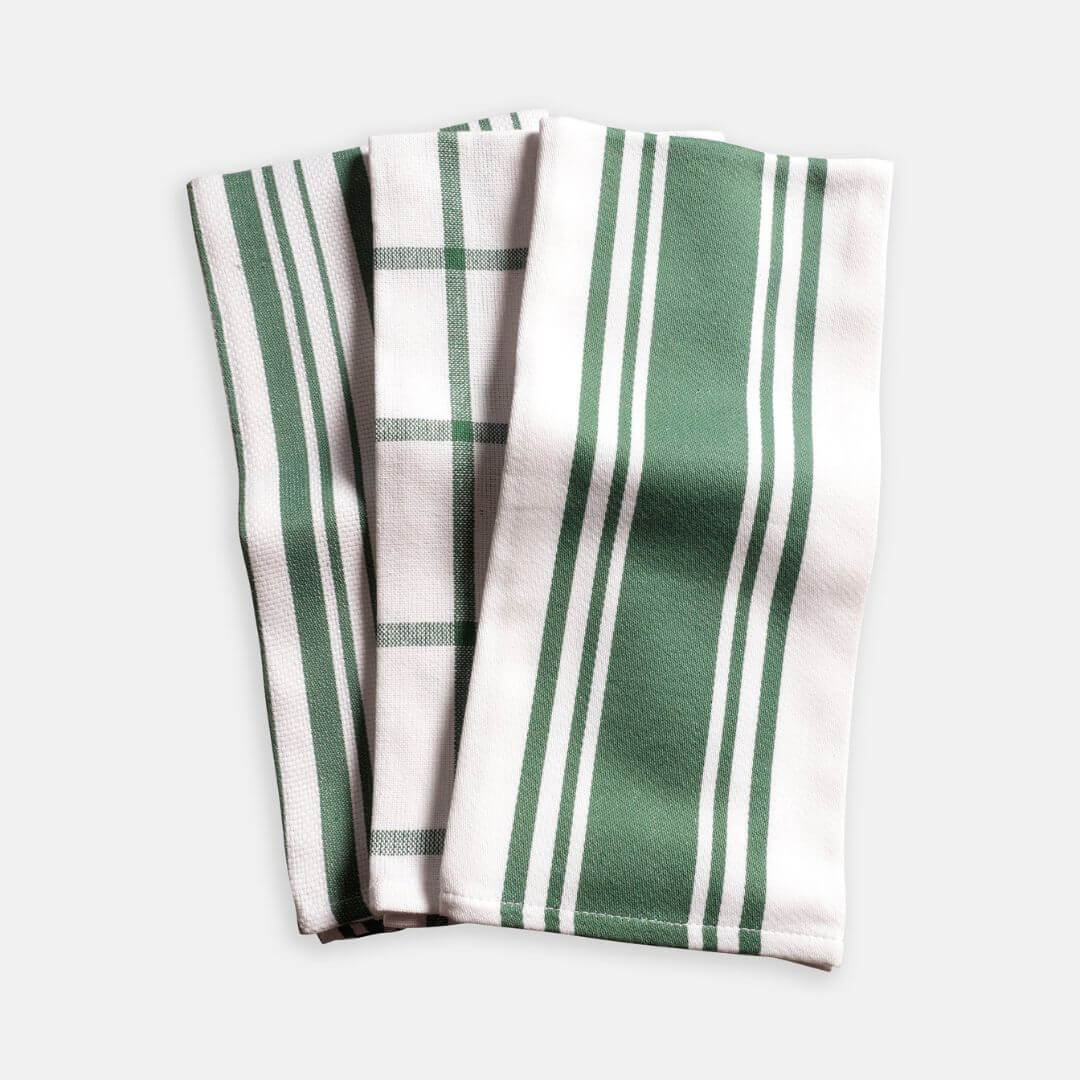 KAF Pantry Towels 3pk Mineral Green