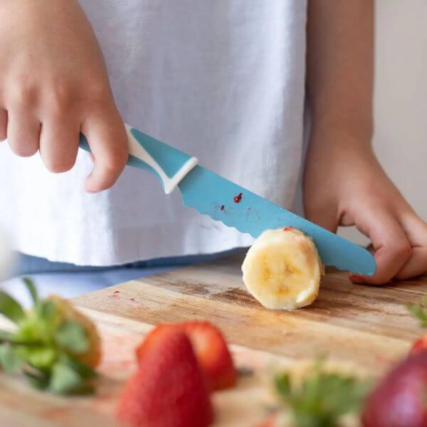 KiddiKutter Child-Safe Knife 18cm Sky Blue