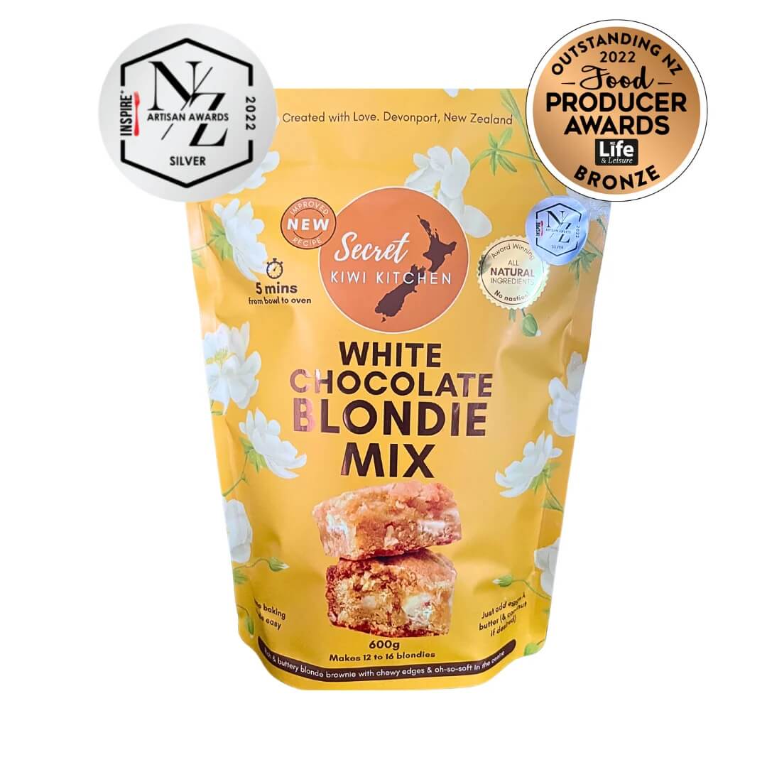Secret Kiwi Kitchen White Chocolate Blondie Mix