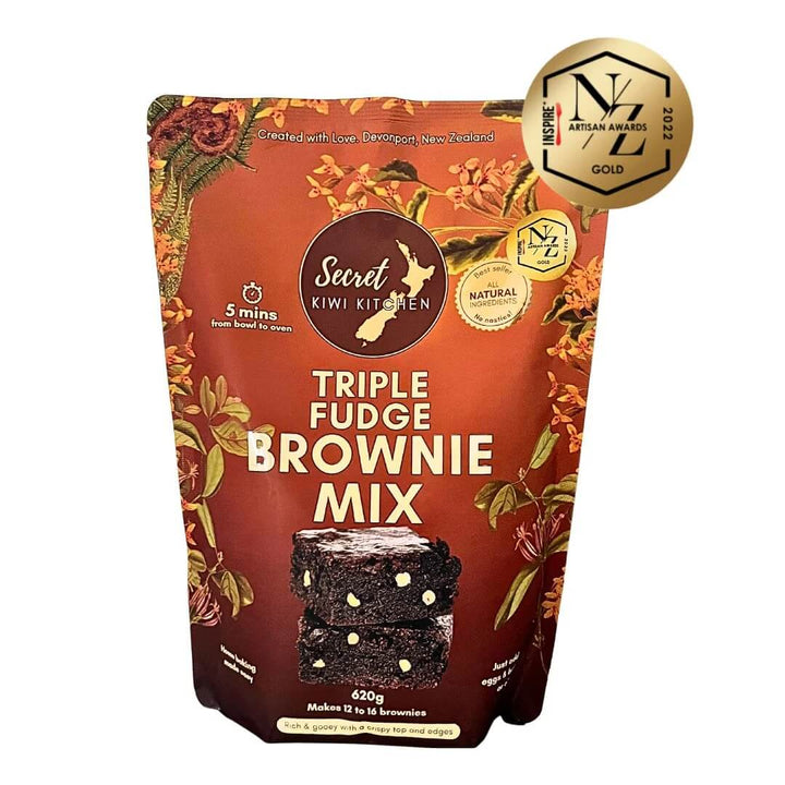 Secret Kiwi Kitchen Triple Chocolate Fudge Brownie Mix