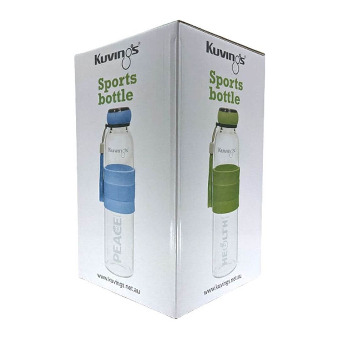 Kuving's Glass Sports Bottle Mixed 4pce