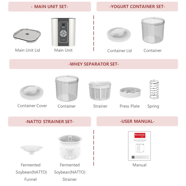 Kuving's Yoghurt (& Fermenting) Maker