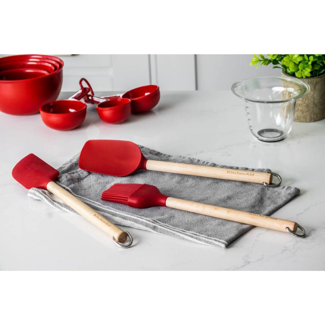 KitchenAid Birchwood Pastry Brush Empire Red