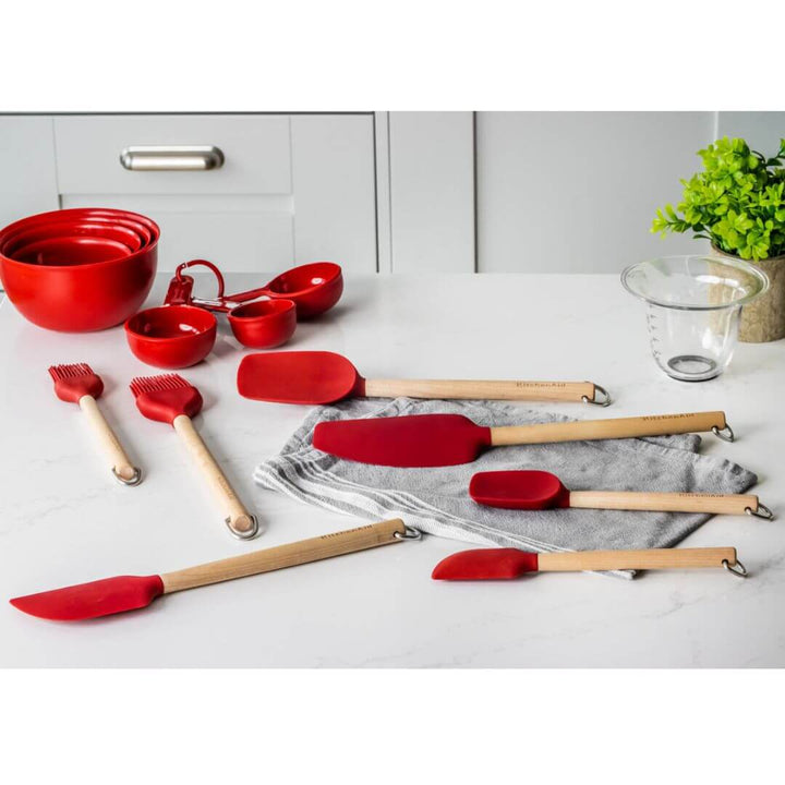 KitchenAid Birchwood Mixer Spatula Empire Red
