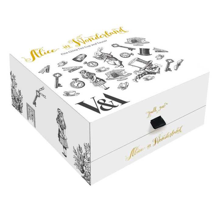 Mikasa x V&A Alice in Wonderland Cup and Saucer 210ml