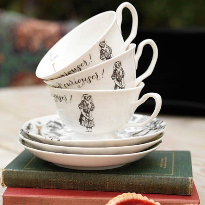 Mikasa x V&A Alice in Wonderland Cup and Saucer 210ml