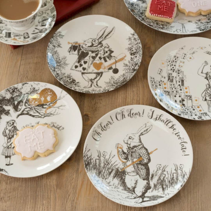 Mikasa x V&A Alice in Wonderland Side Plates Set of Four