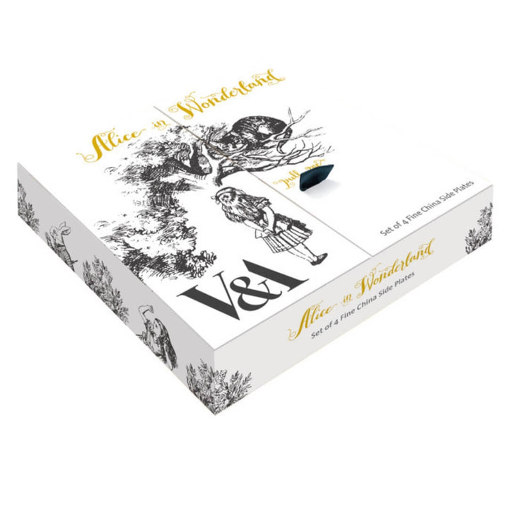 Mikasa x V&A Alice in Wonderland Side Plates Set of Four