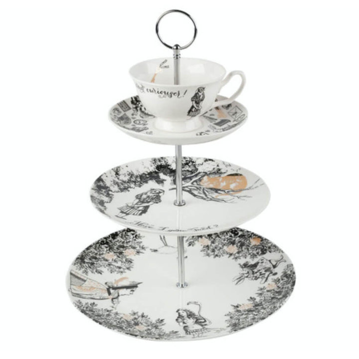 Mikasa x V&A Alice in Wonderland 3-Tiered Cake Stand