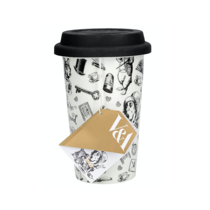 Mikasa x V&A Alice in Wonderland 380ml Travel Mug