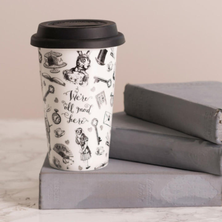 Mikasa x V&A Alice in Wonderland 380ml Travel Mug