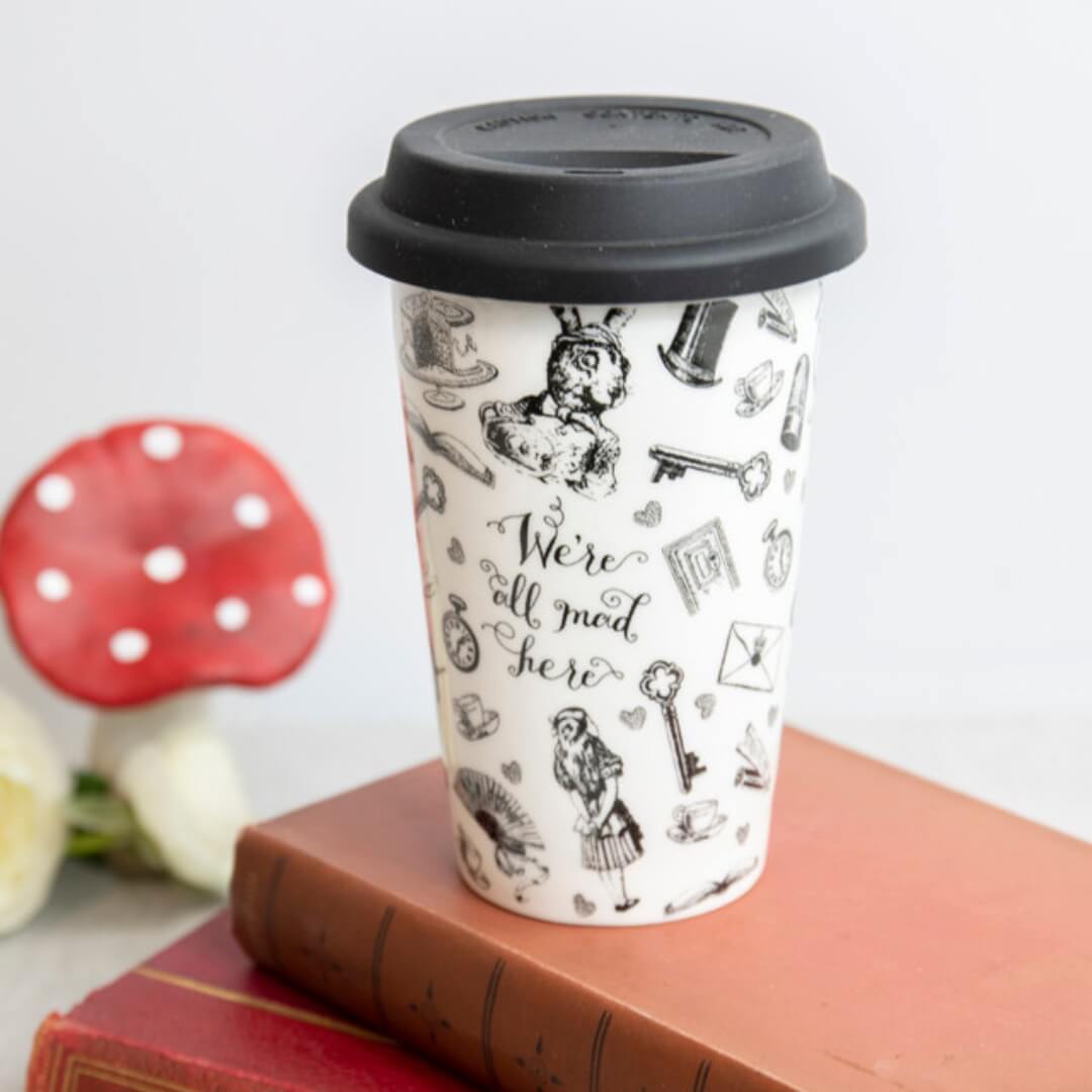 Mikasa x V&A Alice in Wonderland 380ml Travel Mug